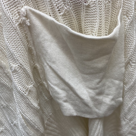 NWT Duffield Lane Women’s XS Campbell Cashmere Blend Cardigan in Ivory - Picture 15 of 15